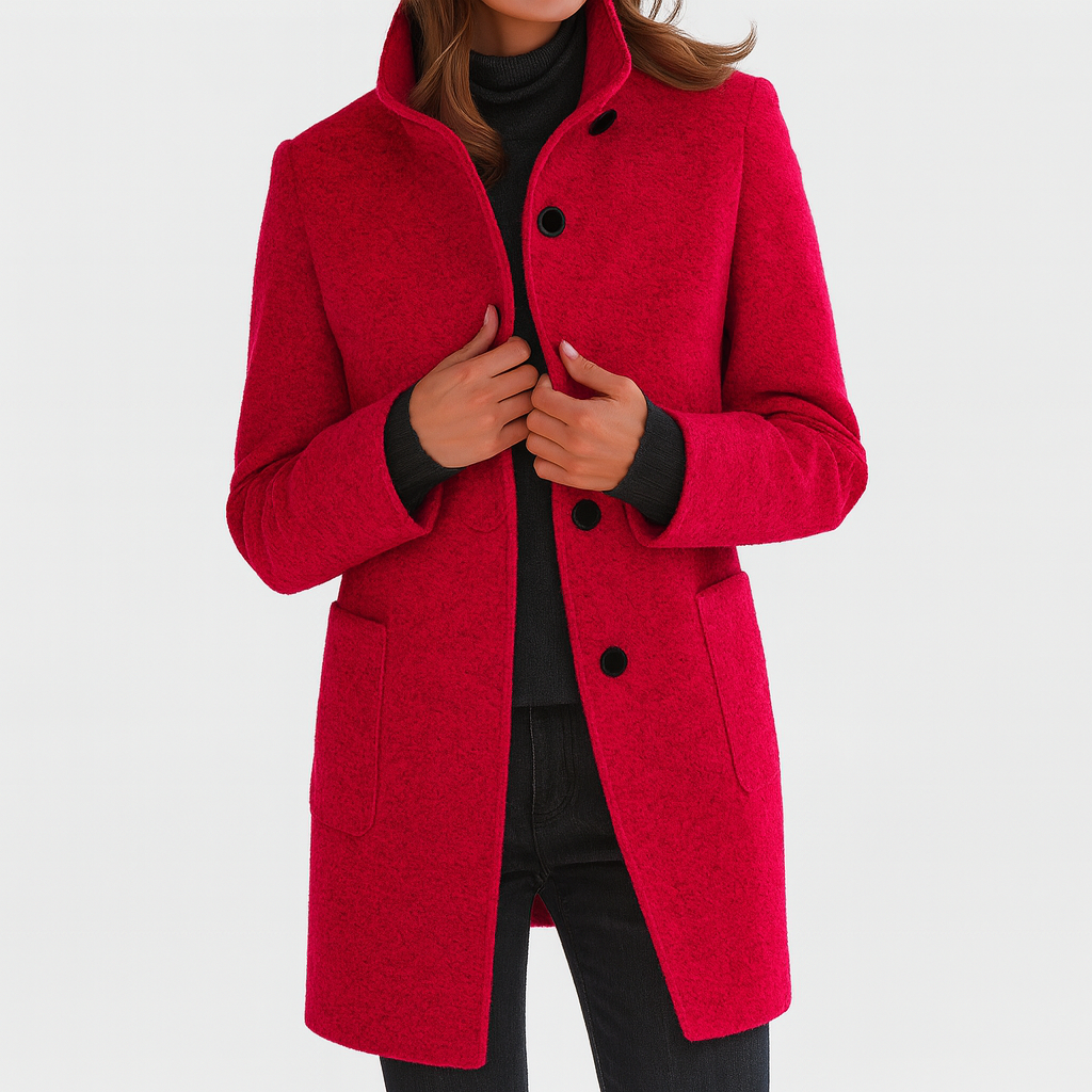 STELLA™ | Elegant Warm Collar Coat 5