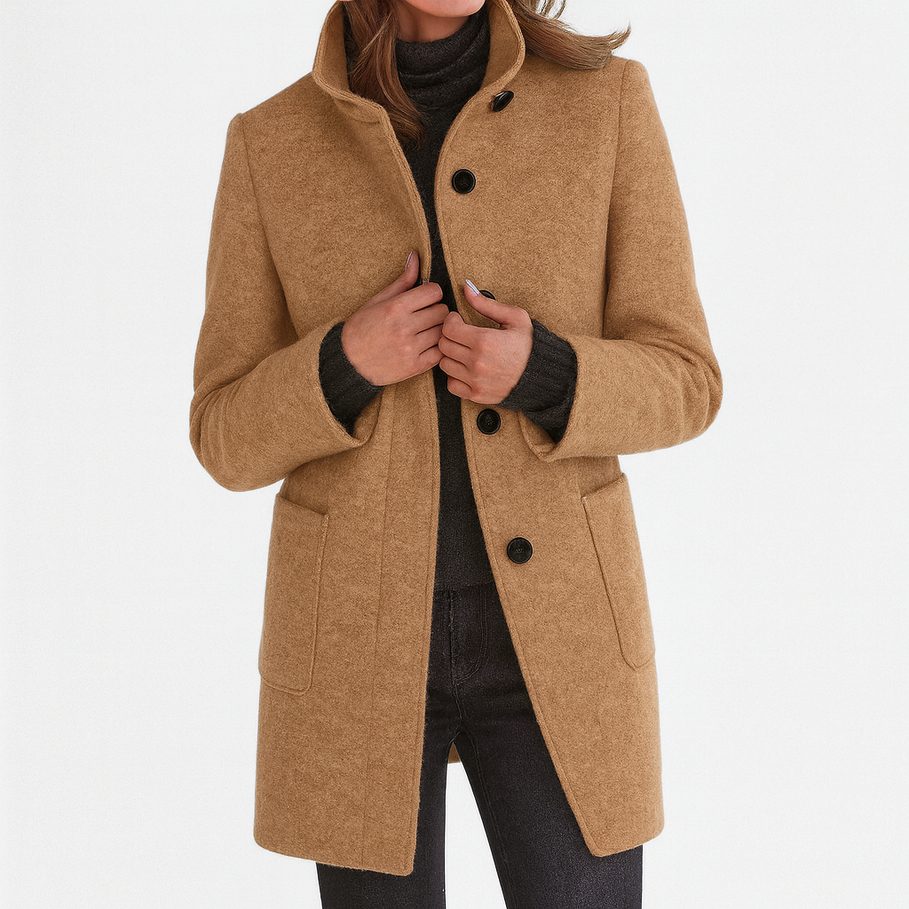 STELLA™ | Elegant Warm Collar Coat 6