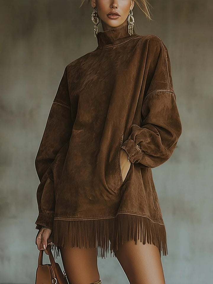 Sheri | Cozy Fringe Dress 1