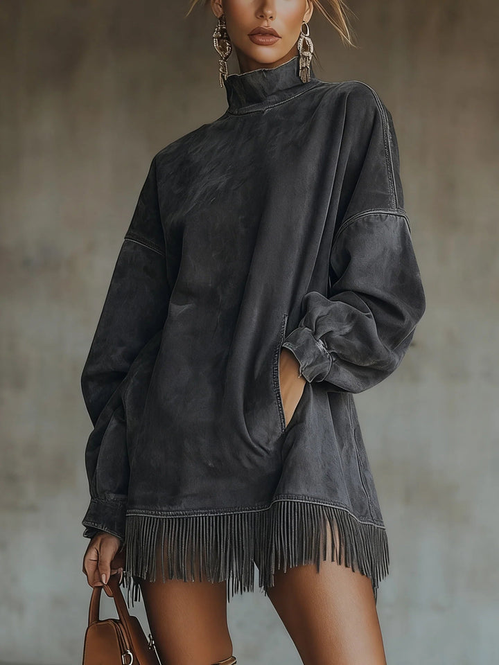 Sheri | Cozy Fringe Dress 2