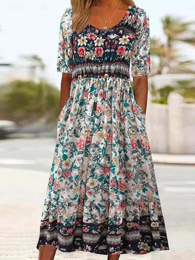 Sophia™ | Elegant Floral Maxi Dress for Women 0