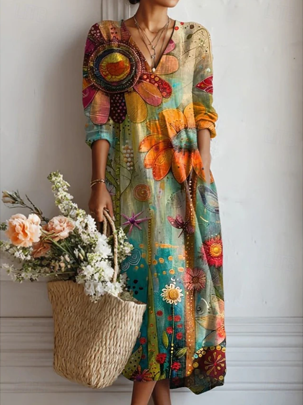 Sophia™ | Elegant Floral Maxi Dress for Women 2