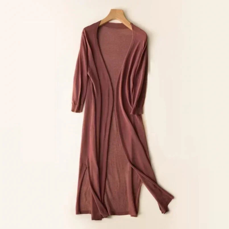 Sophia™ | Elegant Long Cardigan for Women 0