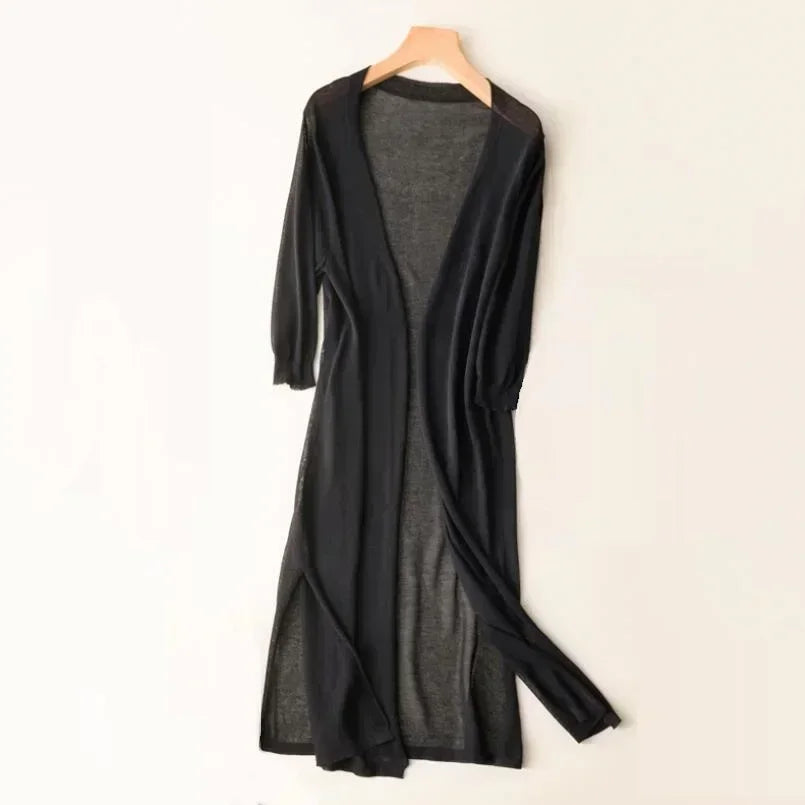 Sophia™ | Elegant Long Cardigan for Women 3