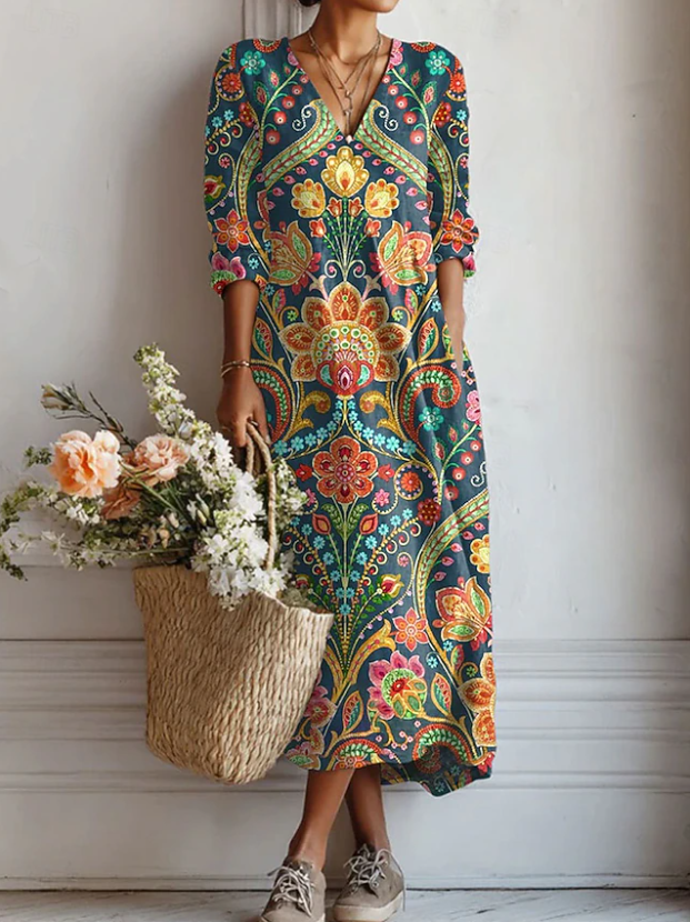 Sophia™ | Elegant Long Sleeve Maxi Dress for Women 3