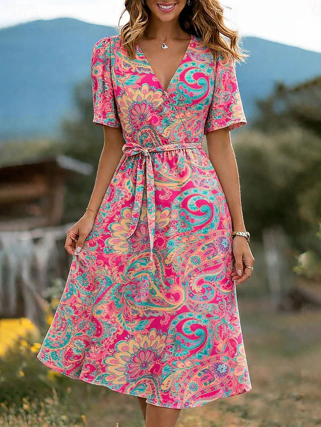 Sophia™ | Elegant Midi Dress 1