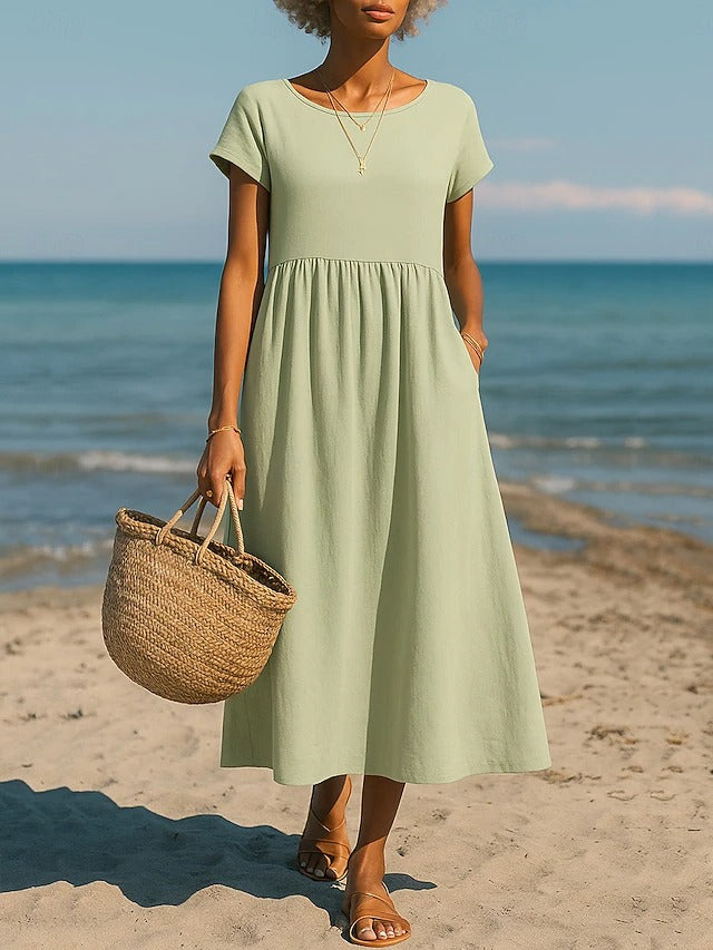 Sophia™ | Elegant White Maxi Dress for Women 4