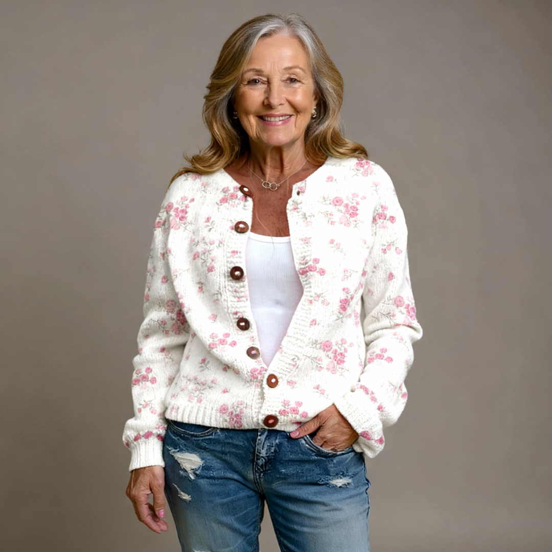 Stella | Pink Rose Cardigan 0