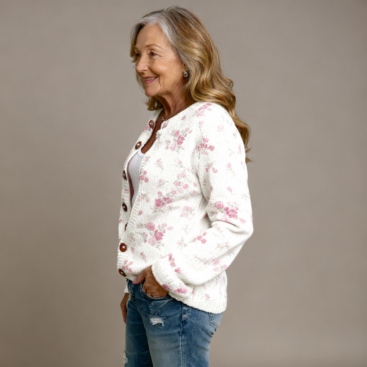 Stella | Pink Rose Cardigan 1