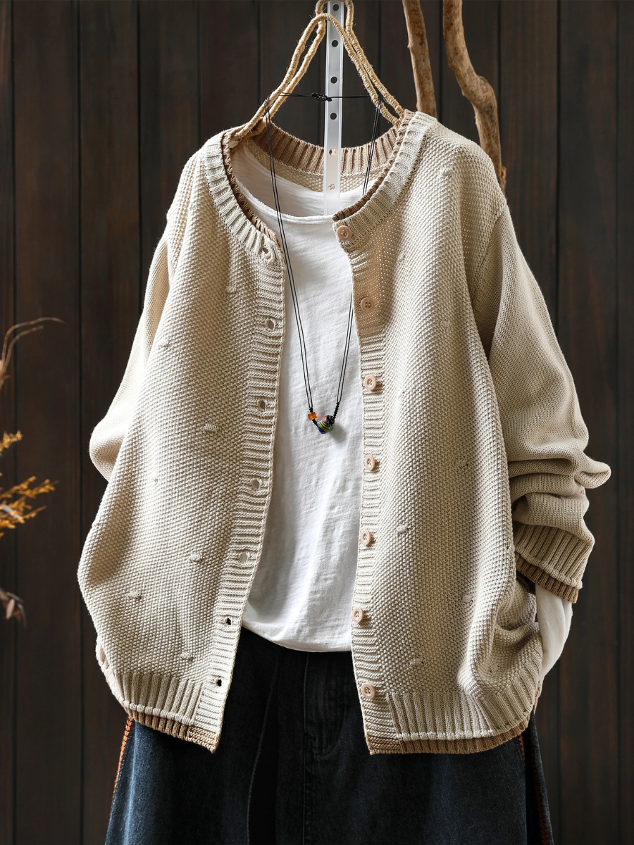 THE ISOLDE | TEXTURED CARDIGAN 1