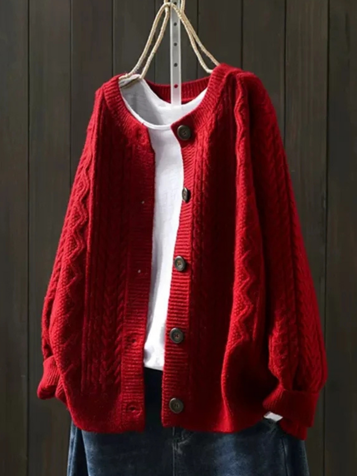 THE LORENZA | CABLE CARDIGAN 1