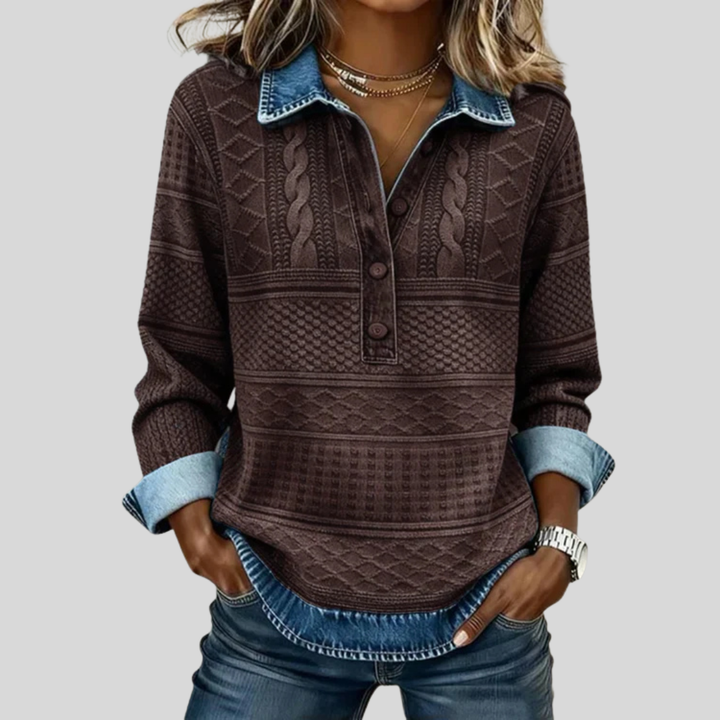 Velmora™ | Elegant Textured Knit Top 2