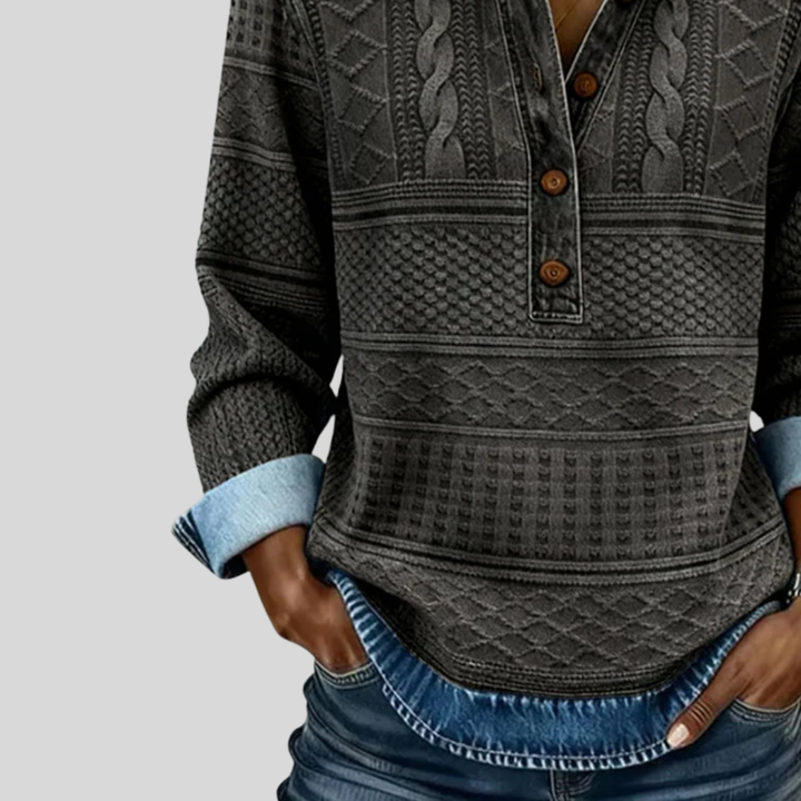 Velmora™ | Elegant Textured Knit Top 5