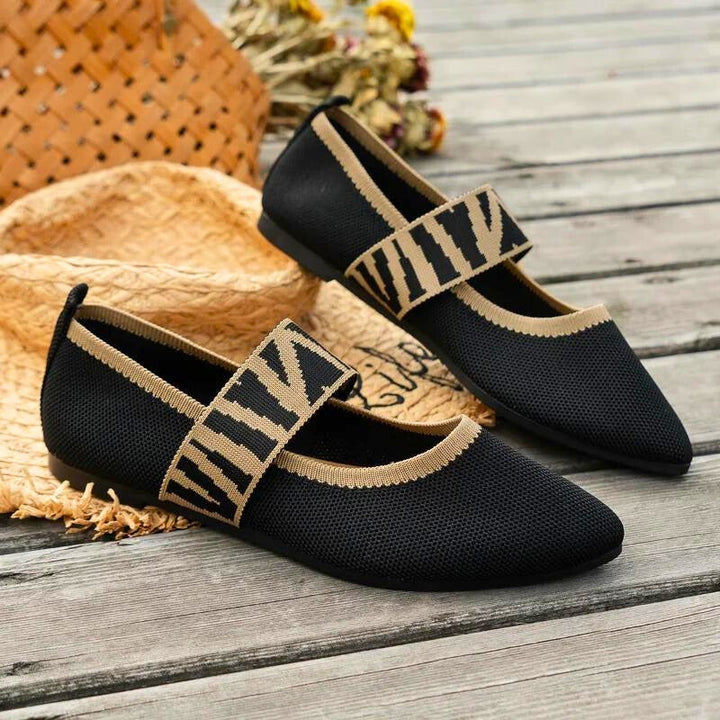 Venaria | Comfortable Black Flats for Women 3