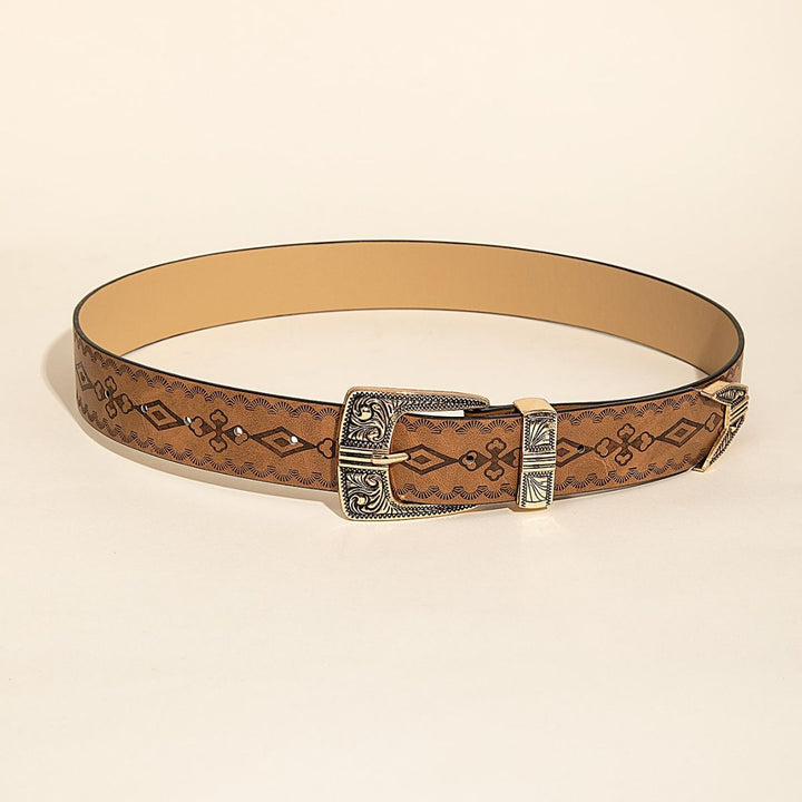 Women's Fashion Western Style Patterned Belt 2