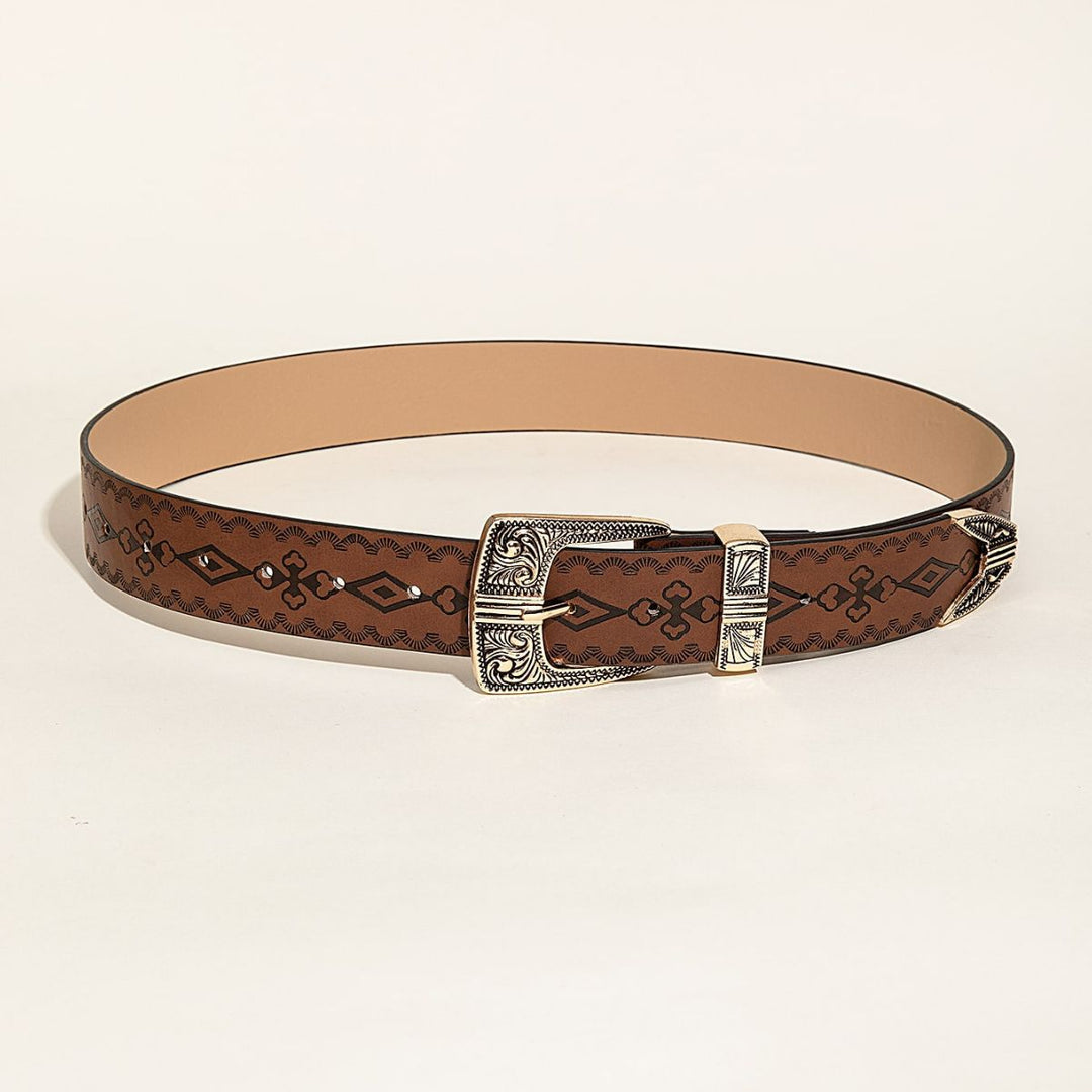 Women's Fashion Western Style Patterned Belt 3