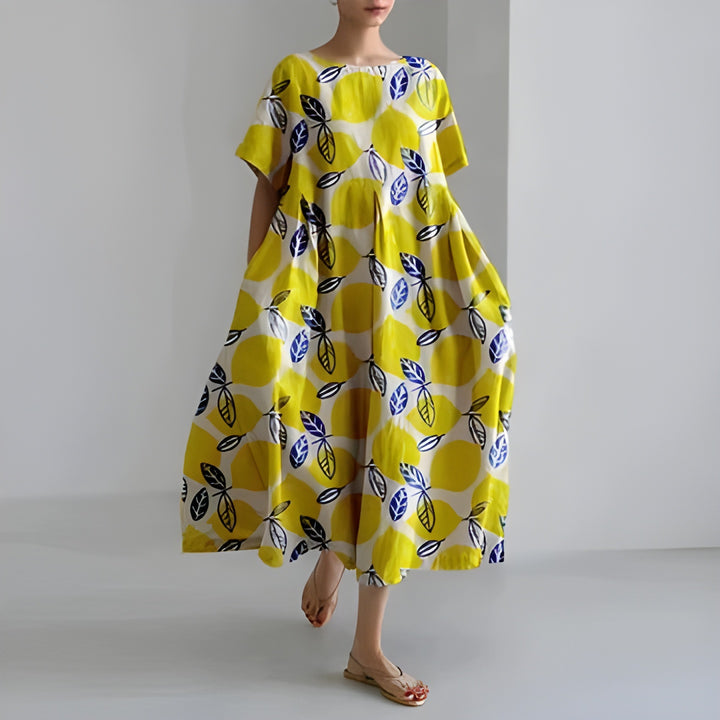 Zara™ | Elegant Floral Print Dress