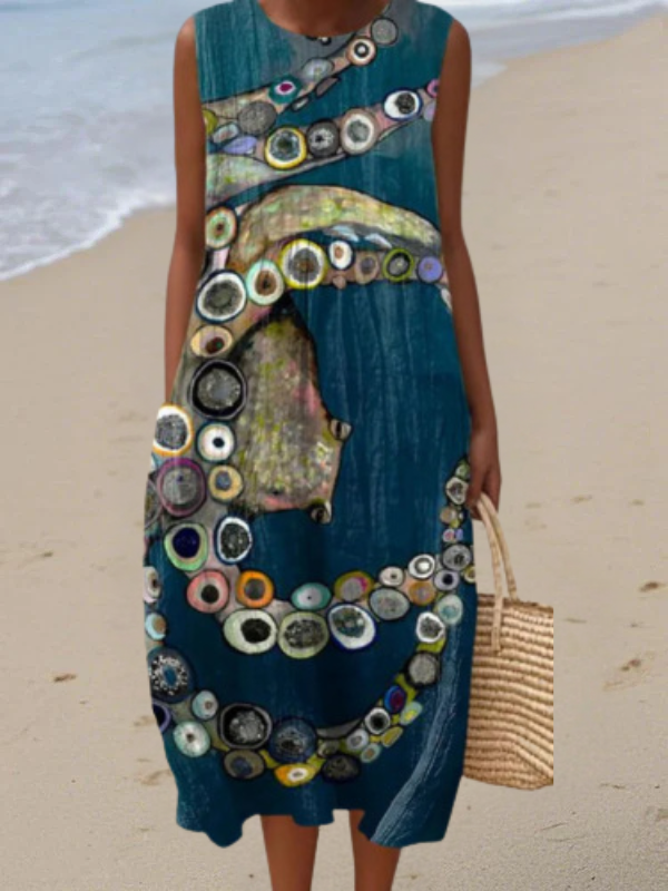 Zoe™ Nautical Midi Dress 0