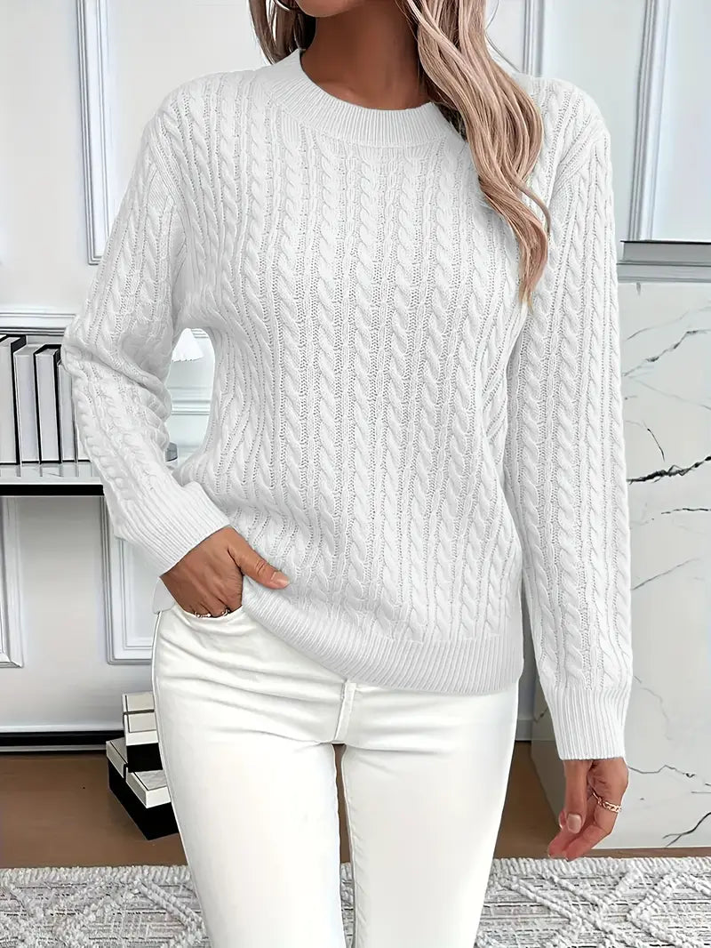 Zoe | Cable Knit Sweater 0