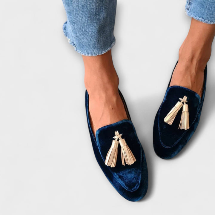 Eleanor | Vintage Fringe Loafers